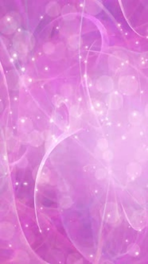 Abstract Glowing Light Flow Background with Sparkling Particle Effects
