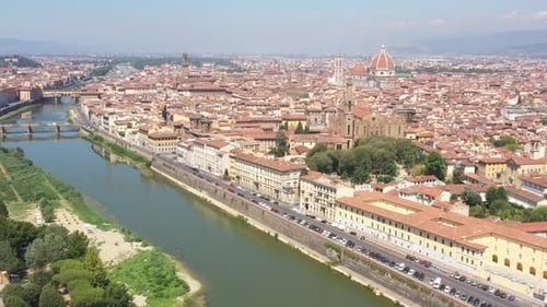 Aerial View of Florence, Italy