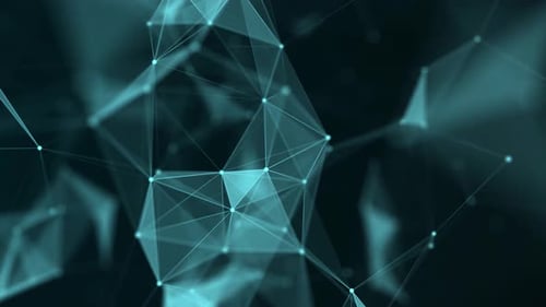 Dynamic Abstract Plexus Network Data Connection Loop