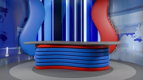 News Studio Background Loop