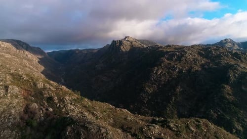 Aerial view of Great mountains