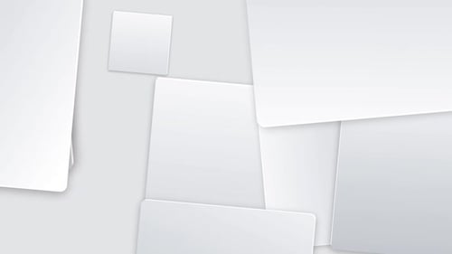Modern Abstract White Geometric Shapes Background Animation