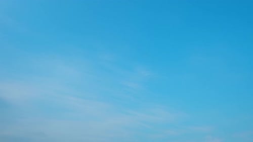 Blue sky with clouds timelapse