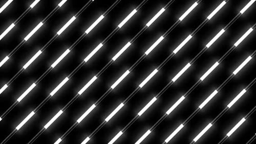 Dynamic glowing neon light lines abstract background loop