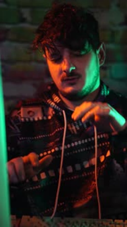 Vertical View, Young Software Developer Having Problems With Programming, Showing Frustration