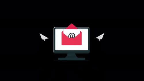 Animated Newsletter Concept Video - Transparent