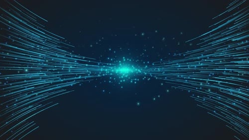 Radiating Light Movement Background 4k Loop