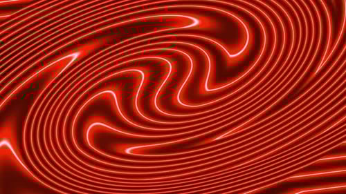 Glowing Red Abstract Swirl Seamless Loop Background