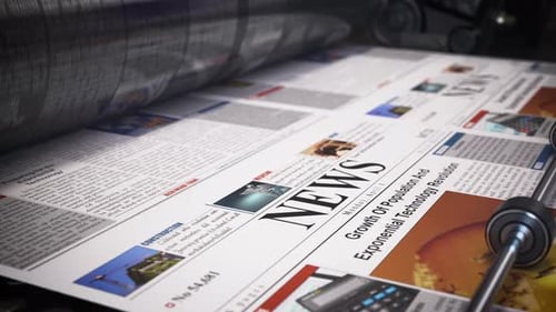 Printing Press Manufacturing Daily News Paper