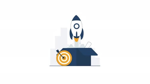 4K-Animationsvideo zum Startup-Konzept