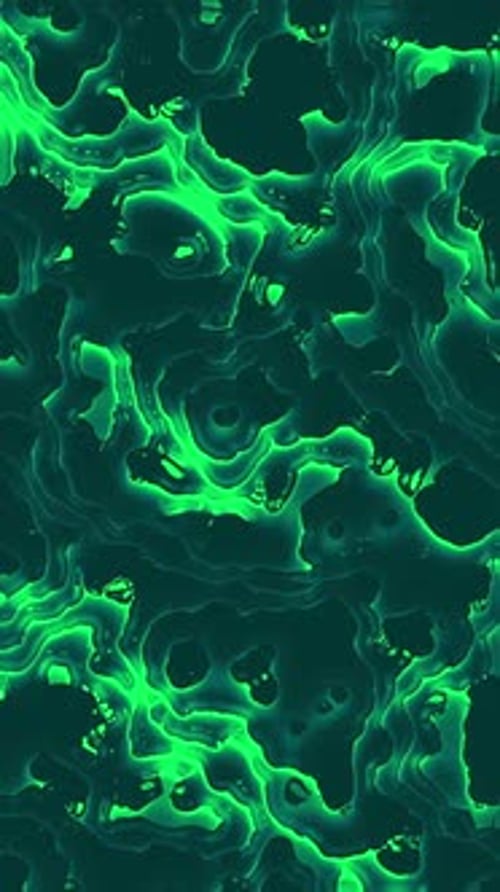 Strange Green Terrain Lines