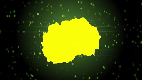 Intro die digitale Karte Mazedoniens