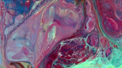 Abstract Fluid Background with Vibrant Colourful Swirls