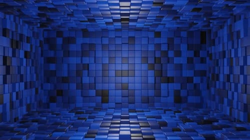 Blue Cubes Room