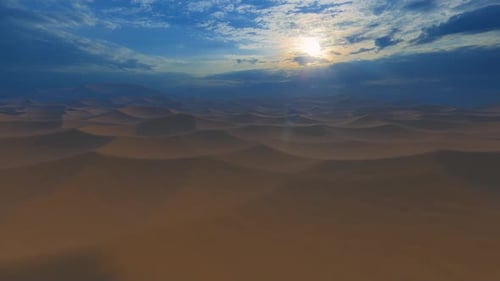 Desert At Sunset 2K
