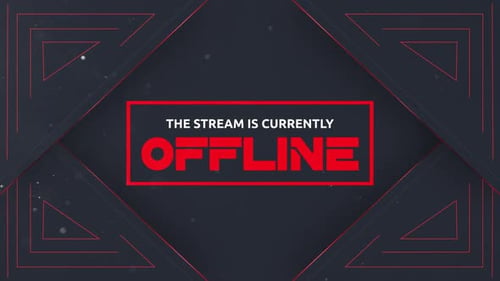 Social Media Outro Stream Offline_Red Theme