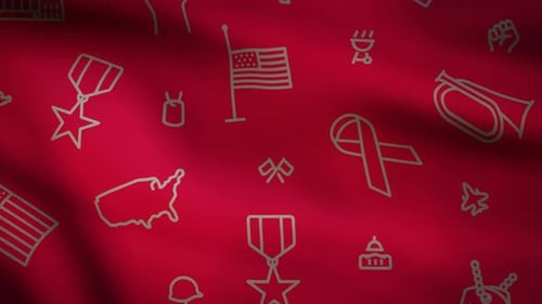 Usa Seamless Patterns Abstract Motion Design For United States National Holidays