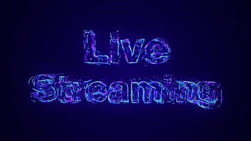 Texto de transmisión en vivo que se construye usando líneas