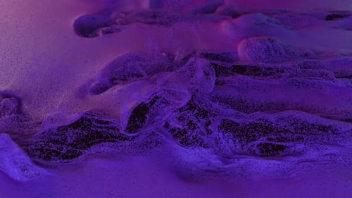 3d Abstract Background Particles Moving