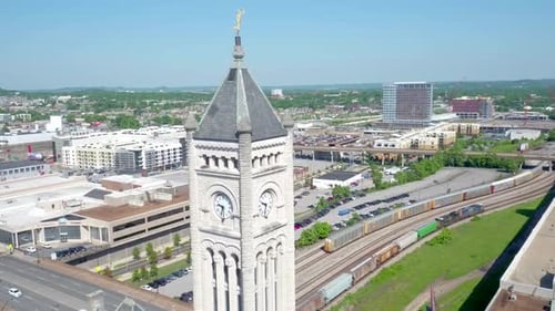 Nashville, TN / USA - June 1, 2016: Nashville Tennessee Skyline &