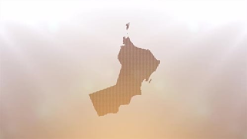 Geometric Oman Map Digital Reveal