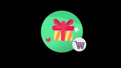 Online Payment System For E Commerce Products And Get Gifts Alpha Channel