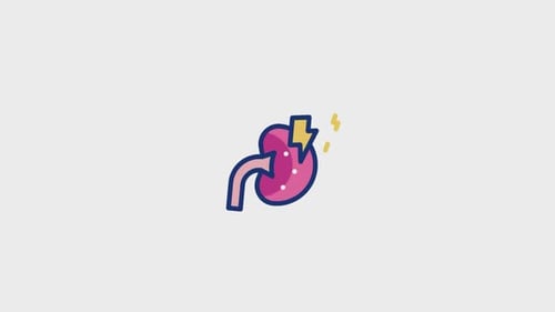 Kidney Stone Animated Icon