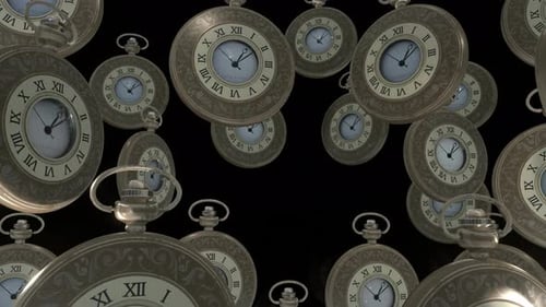 Vintage-Taschenuhr 01 4k