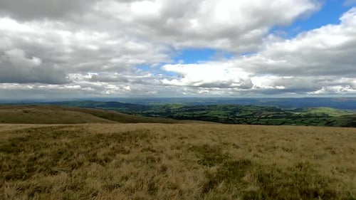 Country side in the Welsh Brecon Beacons