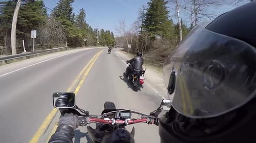gopro motorcycle pov with buddy on harley davidson