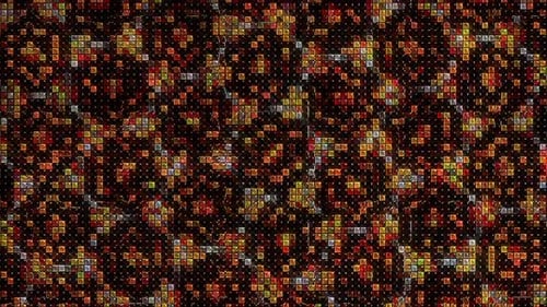 Abstract Digital Grid Technology Loop Background Animation