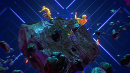 Meteor Dancers VJ Loop 02