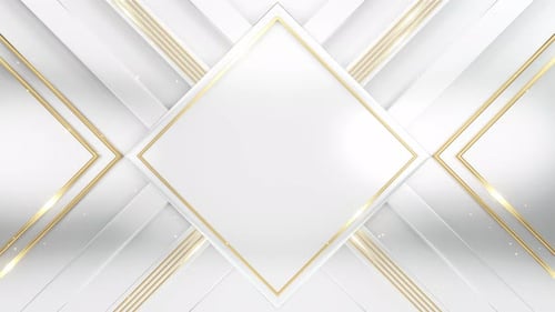 Fond géométrique blanc de luxe