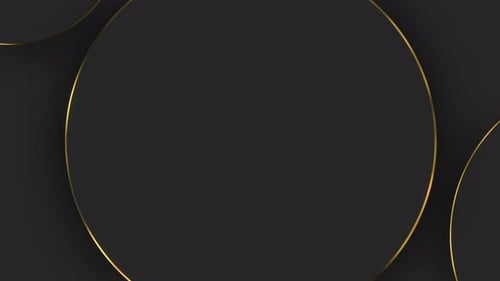 Elegant Gold Circle Logo Opener