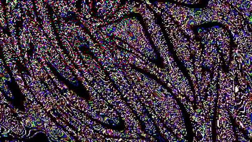 Abstract Digital Glitch Pixel Distortion Effect