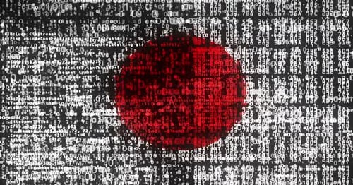 Japan flag digital code