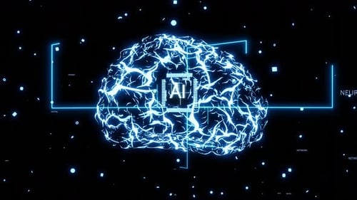 AI Neural Network Replicating Brain