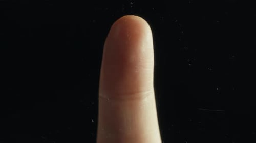 Biometric Scan with FingerTouching Glass