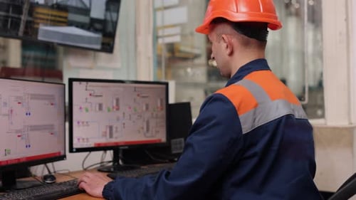 Administrador del sistema de sala de control eléctrico
