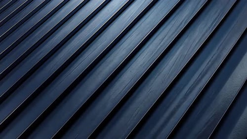 Dark navy corrugated metal surface