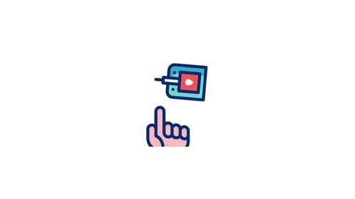 Animiertes Glucometer-Symbol