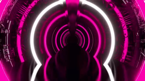 Abstract glowing lines video background