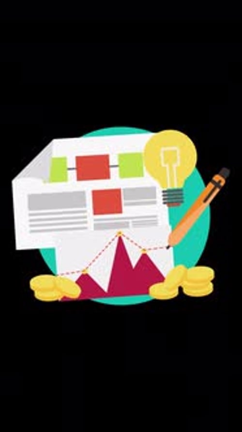 You Can Easily Create Business Plans Vertical Alpha Channel