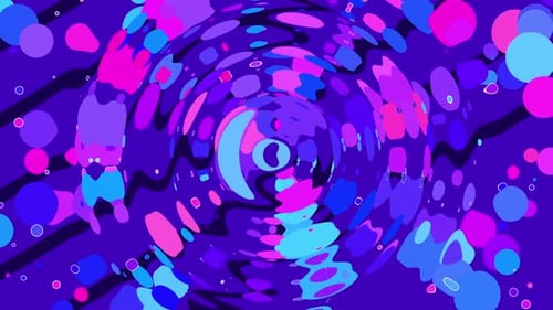 Abstract Fluid Splatter Loop Motion Background