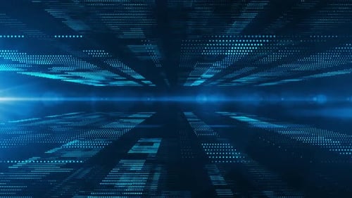 HD Abstract technology background. Futuristic cyberspace, data, hi tech concept. Virtual space