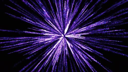 Dynamic Purple Particle Burst Celebration Background