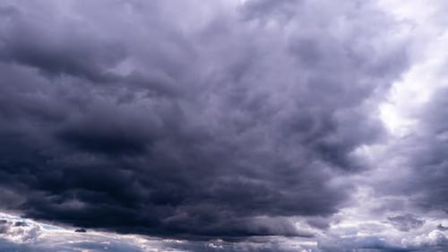 Dark Storm Clouds Time Lapse