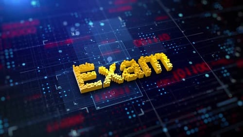 Pixelated Word Exam