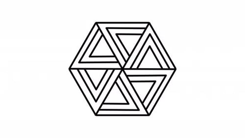 Abstrakte Alpha-Animation