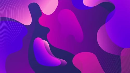 Abstract Gradient Liquid Background Flowing Shapes